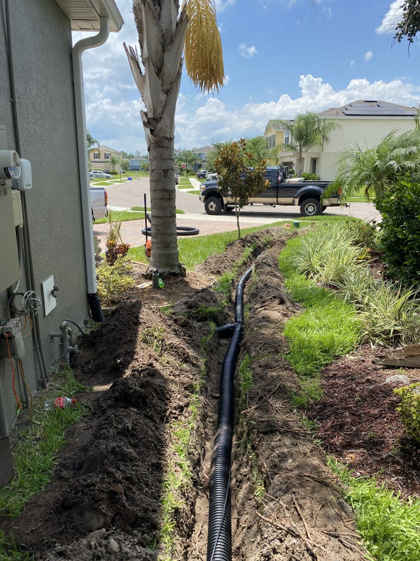 Drain next to home