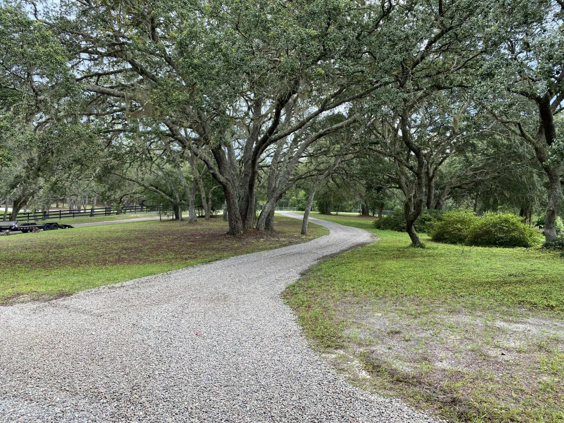 Long driveway